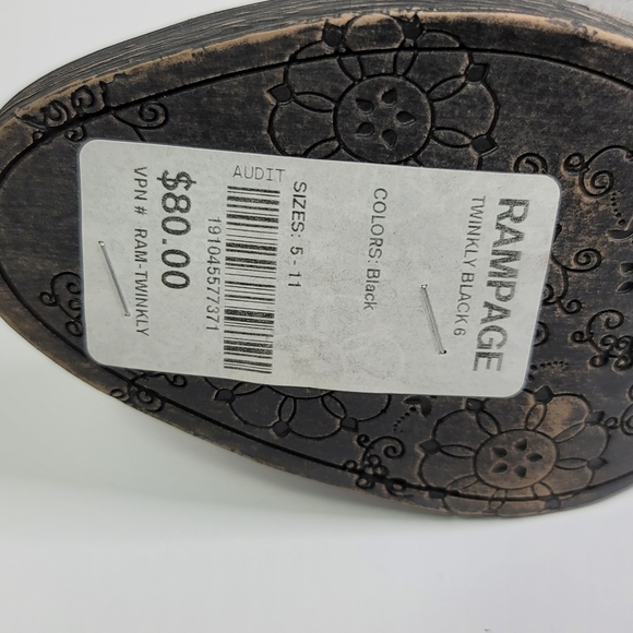 Rampage twinkle moto boot with ankle straps NWT - Picture 4 of 7